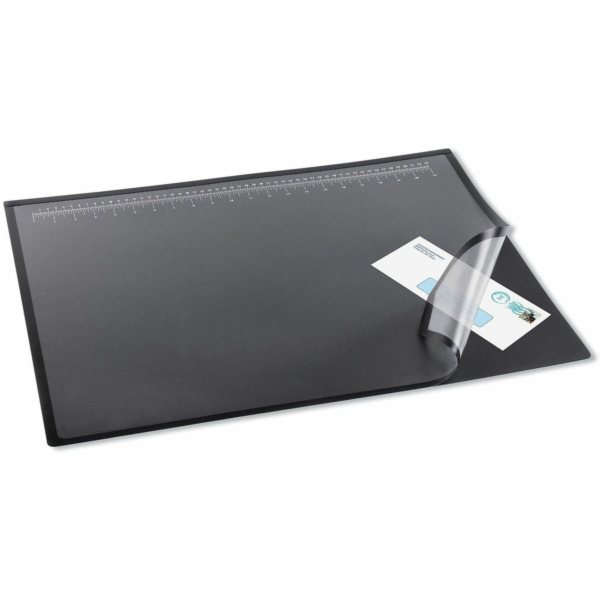 Artistic Logo Pad Desk Pad - 22" Width x 17" Depth - Rubber - Black