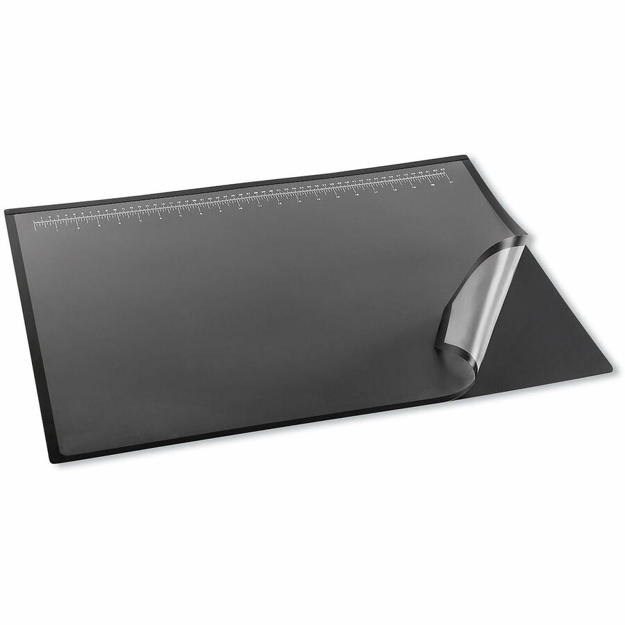Artistic Logo Pad Desk Pad - 22" Width x 17" Depth - Rubber - Black