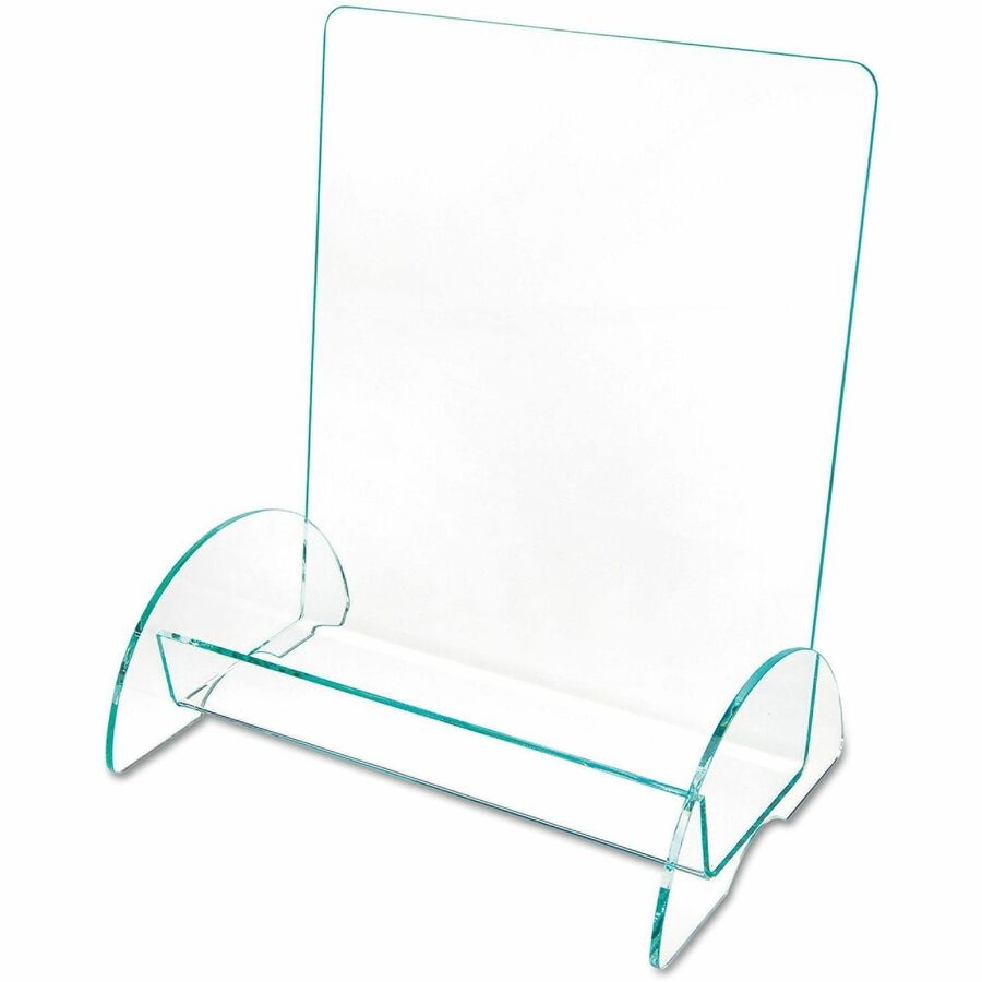 Deflecto Magazine-size Euro-style Docuholder - Support 9.25" x 3.25" Media - 11" Height x 9.8" Width x 6.3" Depth - Acry