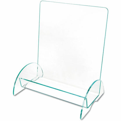 Deflecto Magazine-size Euro-style Docuholder - Support 9.25" x 3.25" Media - 11" Height x 9.8" Width x 6.3" Depth - Acry