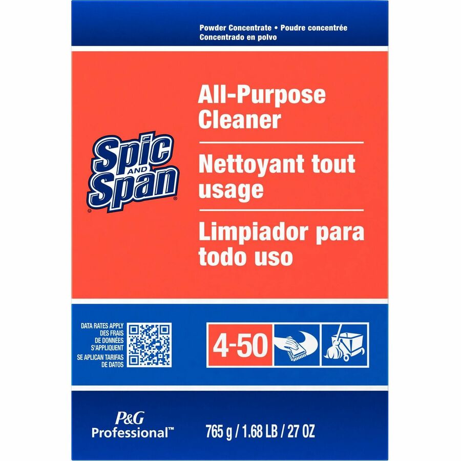 Spic and Span All-Purpose Cleaner - 27 oz (1.69 lb) - Streak-free, Heavy Duty - Orange Box - 12 / Carton