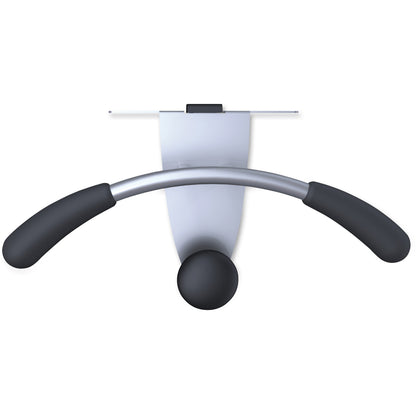 Alba Over-the-panel Coat Hook Hanger - 44 lb (19.96 kg) Capacity - 7.9" Height x 14.6" Width - for Coat, Cubicle, Clothe