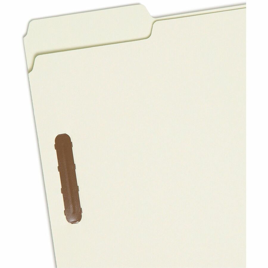 Smead 1/3 Tab Cut Letter Recycled Fastener Folder - 8 1/2" x 11" - 3" Expansion - 2 x 2K Fastener - 2" for Folder - Top 