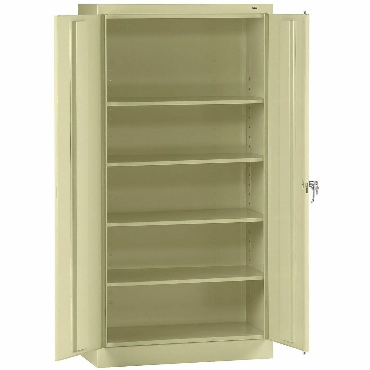 Tennsco Putty Standard Cabinet - 36" Width x 18" Depth x 72" Height - 5 x Shelf(ves) - 2 x Standard Door(s) - 1 Each