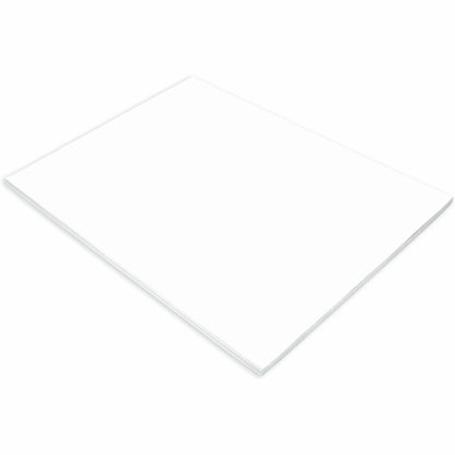 Tru-Ray Construction Paper - Project, Bulletin Board - 24" Width x 18" Length - White - Sulphite - 50 / Pack