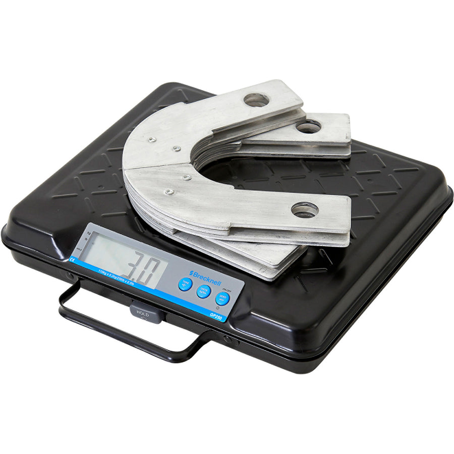 Brecknell Digital Bench Scale - 250 lb / 110 kg Maximum Weight Capacity - Black - 1 Each