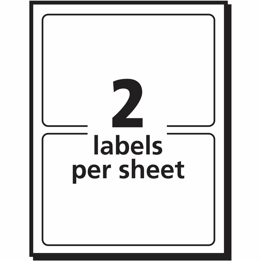 Avery® Removable Multi-Use ID Labels on Printable 4" x 6" Sheets - 3" Height x 4" Width - Removable Adhesive - Rectangle