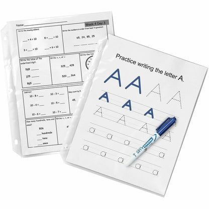 Avery® Quick Load Nonglare Sheet Protectors, Acid-Free, Archival Safe, 50 Protectors - For Letter 8 1/2" x 11" Sheet - 3