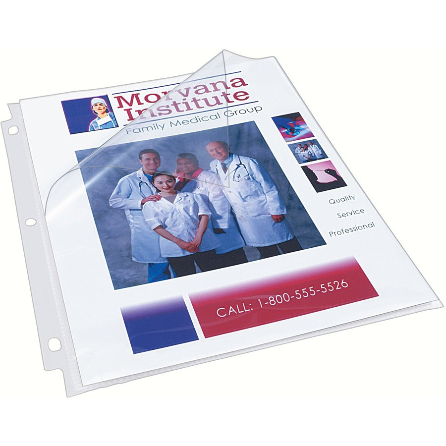 Avery® Super-Heavyweight Sheet Protectors - 10 x Sheet Capacity - For Letter 8 1/2" x 11" Sheet - 3 x Holes - Ring Binde