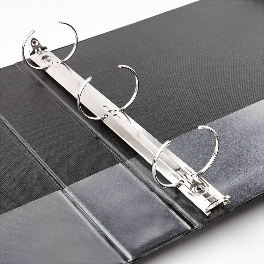Avery® Standard Binder, 1.5" Round Rings, Black Binder (03401) - 1 1/2" Binder Capacity - Letter - 8 1/2" x 11" Sheet Si