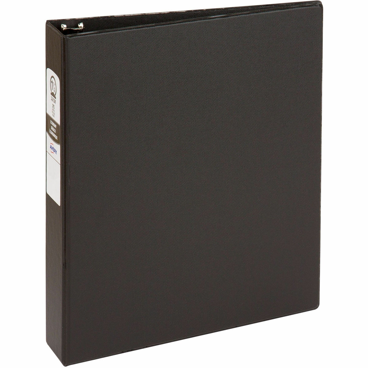 Avery® Standard Binder, 1.5" Round Rings, Black Binder (03401) - 1 1/2" Binder Capacity - Letter - 8 1/2" x 11" Sheet Si