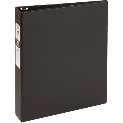 Avery® Standard Binder, 1.5" Round Rings, Black Binder (03401) - 1 1/2" Binder Capacity - Letter - 8 1/2" x 11" Sheet Si
