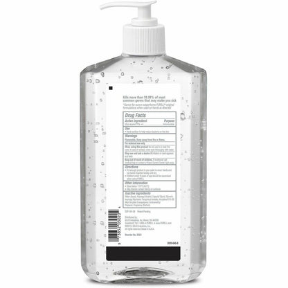 PURELL® Advanced Hand Sanitizer - Clean Scent - 20 fl oz - Pump Bottle Dispenser - Kill Germs - Hand, Skin - Moisturizin