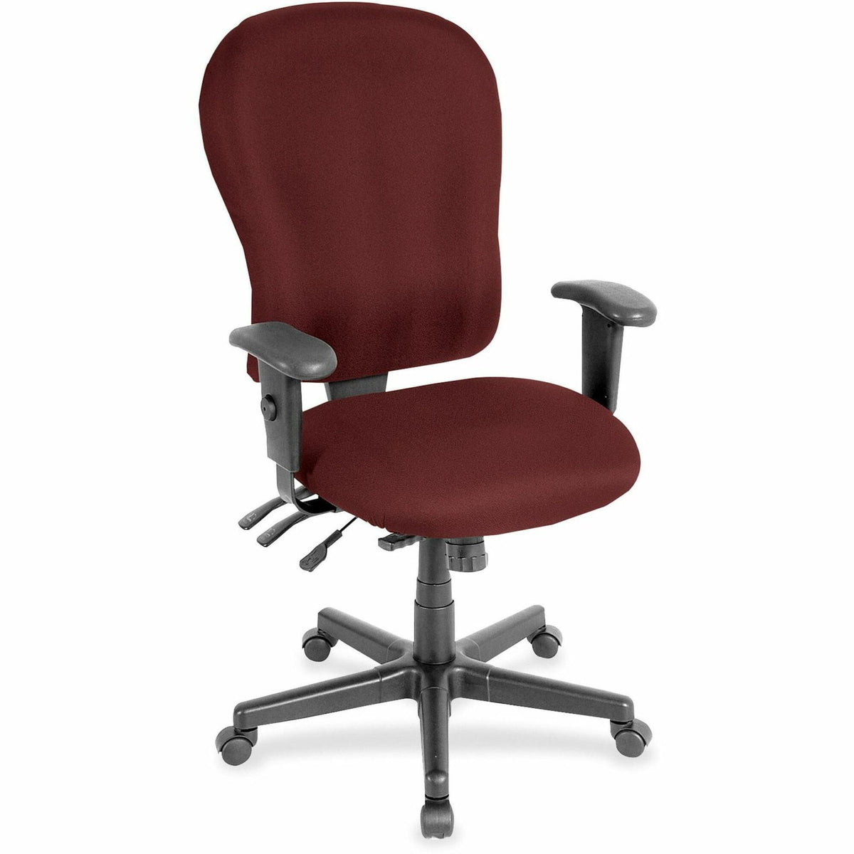 Eurotech FM4080 XL Multifunction Task Chair - Burgundy Seat Color - Foam Seat Material - Foam Back Material - 5-star Bas
