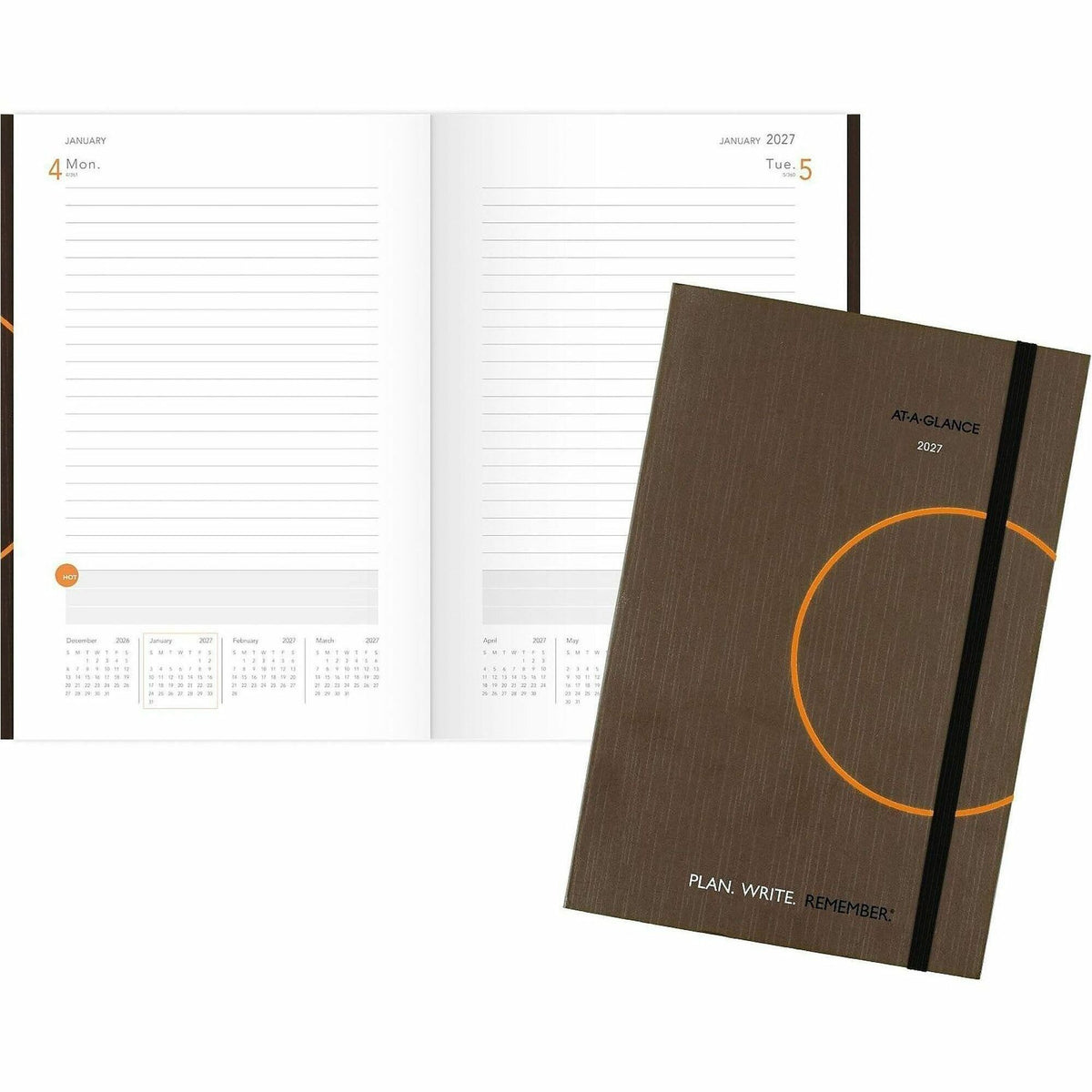 At-A-Glance Plan. Write. Remember. Planning Notebook - Small - Julian Dates - Daily - 1 Year - January 2027 to December 
