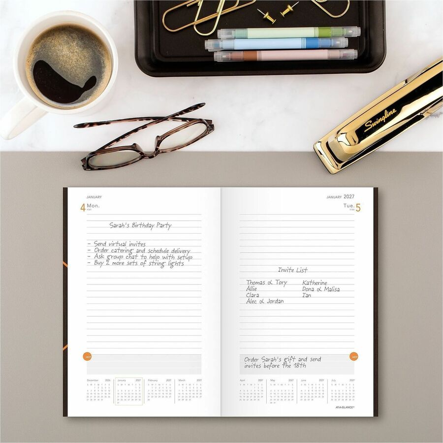 At-A-Glance Plan. Write. Remember. Planning Notebook - Small - Julian Dates - Daily - 1 Year - January 2027 to December 