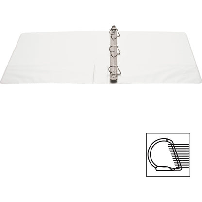 Business Source Basic D-Ring View Binder - 1" Binder Capacity - Letter - 8 1/2" x 11" Sheet Size - 240 Sheet Capacity - 