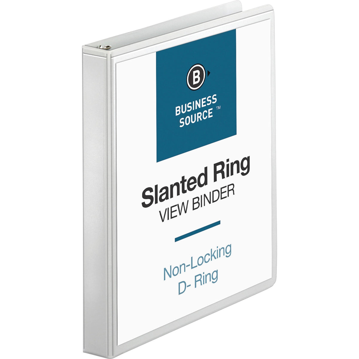 Business Source Basic D-Ring View Binder - 1" Binder Capacity - Letter - 8 1/2" x 11" Sheet Size - 240 Sheet Capacity - 