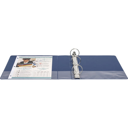 Business Source Basic Round Ring Binders - 2" Binder Capacity - Letter - 8 1/2" x 11" Sheet Size - Fastener: Round Ring 