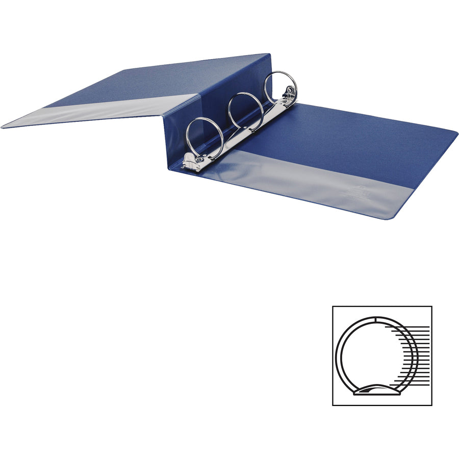 Business Source Basic Round Ring Binders - 2" Binder Capacity - Letter - 8 1/2" x 11" Sheet Size - Fastener: Round Ring 