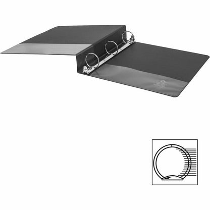 Business Source Basic Round Ring Binders - 1 1/2" Binder Capacity - Letter - 8 1/2" x 11" Sheet Size - 350 Sheet Capacit