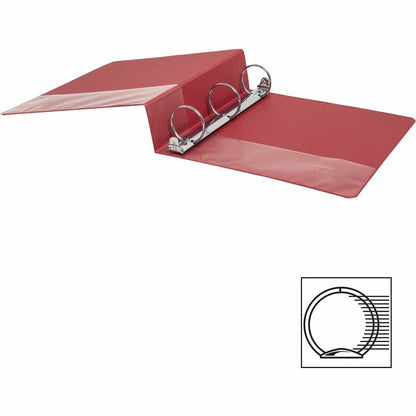 Business Source Basic Round Ring Binders - 2" Binder Capacity - Letter - 8 1/2" x 11" Sheet Size - Fastener: Round Ring 