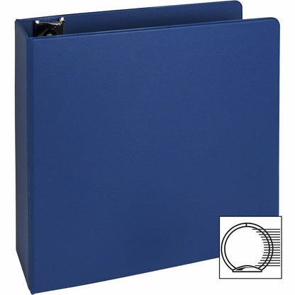 Business Source Basic Round Ring Binders - 3" Binder Capacity - Letter - 8 1/2" x 11" Sheet Size - Fastener: Round Ring 