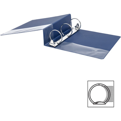 Business Source Basic Round Ring Binders - 3" Binder Capacity - Letter - 8 1/2" x 11" Sheet Size - Fastener: Round Ring 