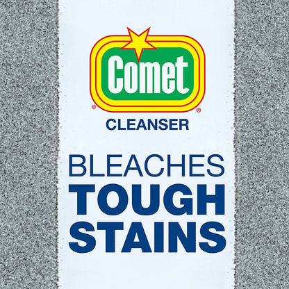 Comet Deodorizing Cleanser - For Hard Surface, Toilet Bowl, Tile, Tub, Sink, Chrome, Stainless Steel, Fiberglass, Marble