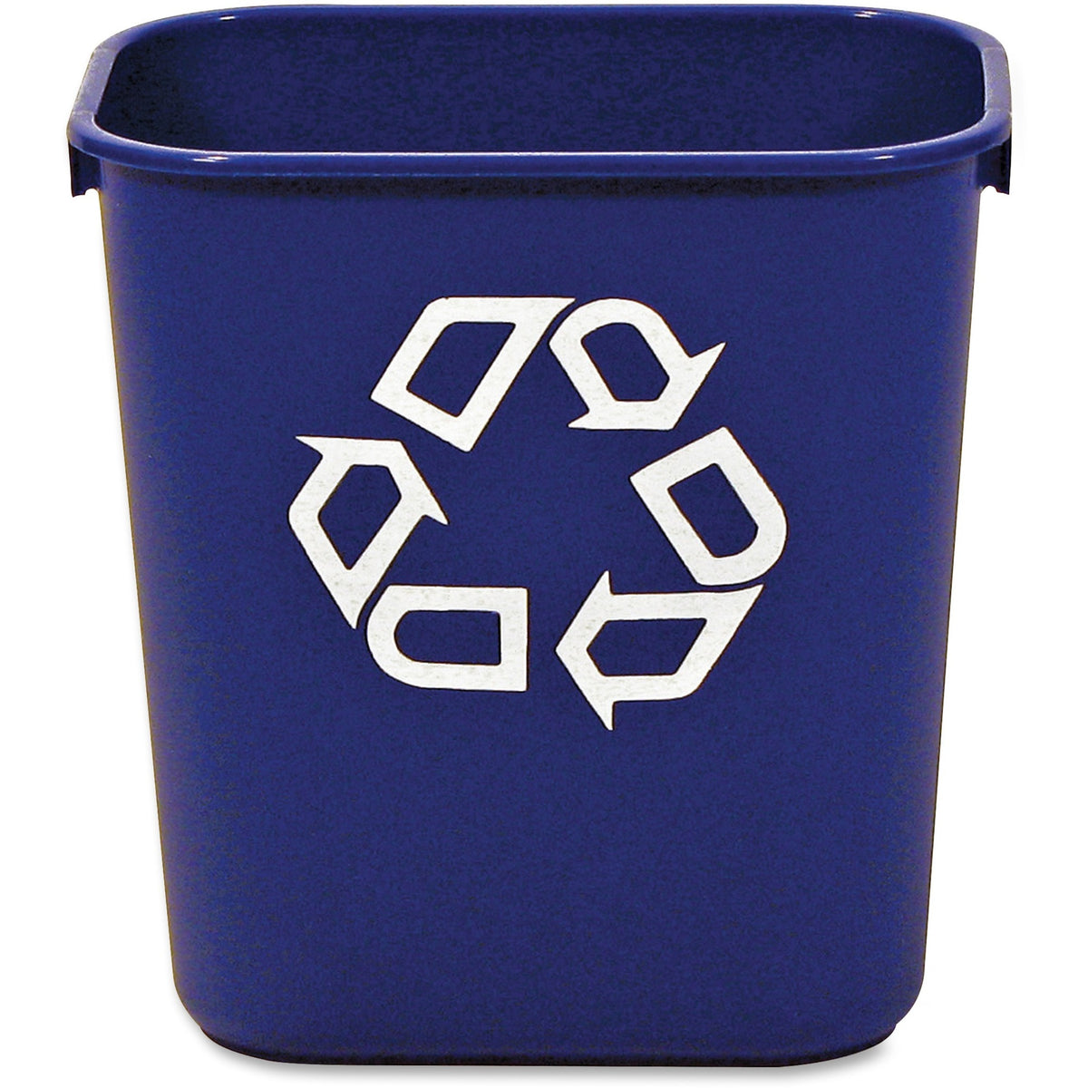 Rubbermaid Commercial 13 QT Standard Deskside Recycling Wastebasket - 3.25 gal Capacity - Rectangular - Compact, Durable