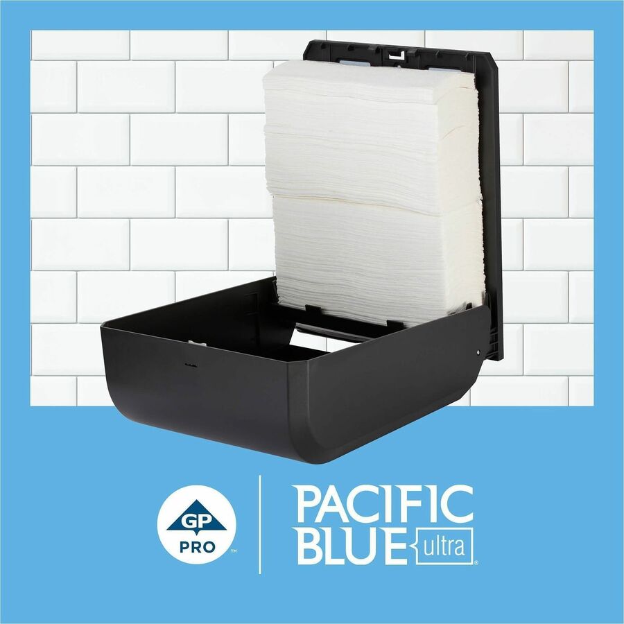 Pacific Blue Ultra Bigfold Premium Recycled Paper Towels - 1 Ply - 10.20" Width x 10.80" Length - White - Paper - 220/Pa
