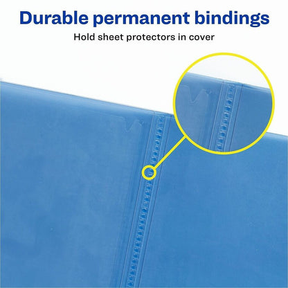 Avery® Flexi-View 47697 Letter Organizer Folder - 8 1/2" x 11" - 150 Sheets Capacity - 6 Internal Pocket - Polypropylene