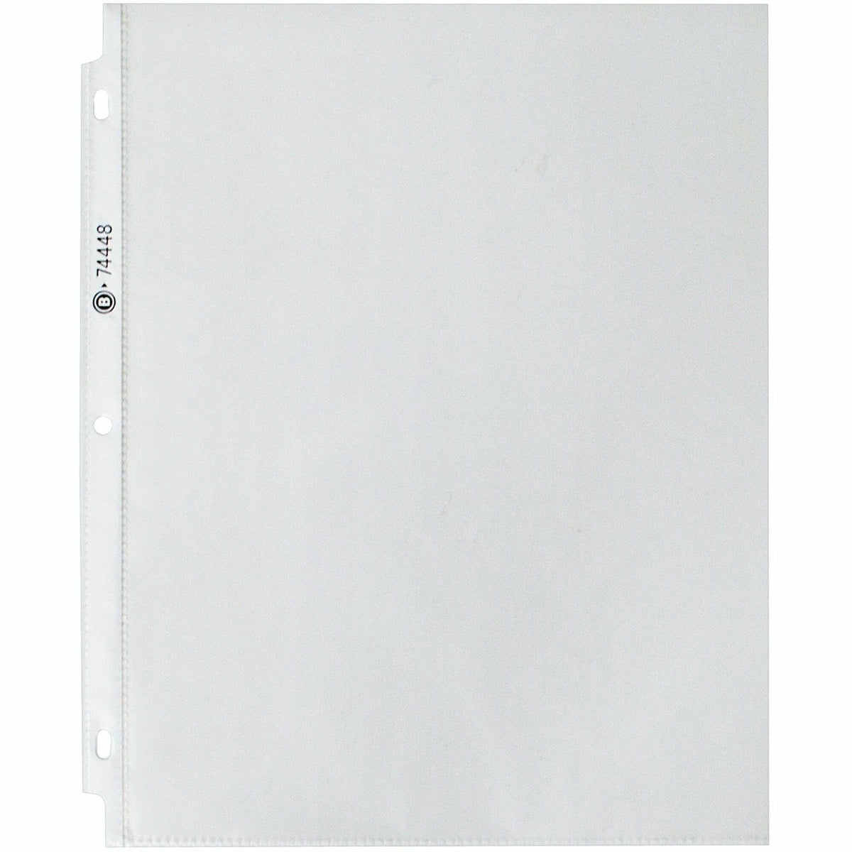 Business Source Economy Weight Sheet Protectors - 11" Height x 9" Width x 2 mil Thickness - For Letter 8 1/2" x 11" Shee