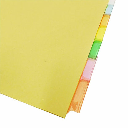 Business Source Insertable Tab Ring Binder Indexes - 8 Blank Tab(s) - 1.50" Tab Width - 8.5" Divider Width x 11" Divider