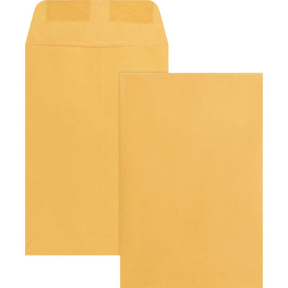 Business Source Durable Kraft Catalog Envelopes - Catalog - 6" Width x 9" Length - 24 lb - Gummed - Kraft - Kraft - 500 