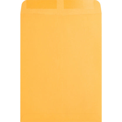 Business Source Kraft Gummed Catalog Envelopes - Catalog - #10 1/2 - 9" Width x 12" Length - 28 lb - Gummed - Kraft - Kr