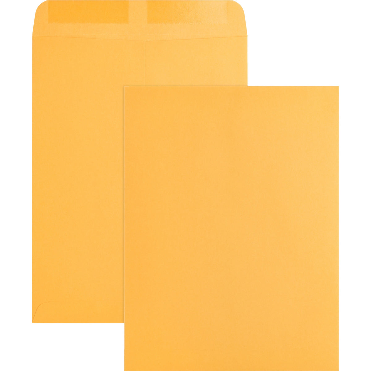 Business Source Kraft Gummed Catalog Envelopes - Catalog - #10 1/2 - 9" Width x 12" Length - 28 lb - Gummed - Kraft - Kr