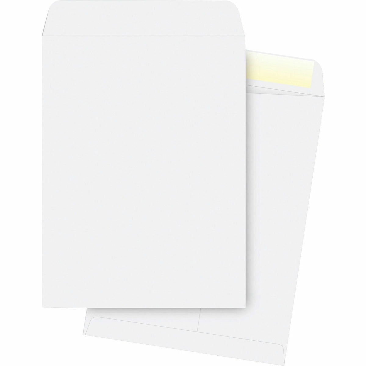 Business Source 28 lb. White Catalog Envelopes - Catalog - #13 1/2 - 10" Width x 13" Length - 28 lb - Gummed - White - W