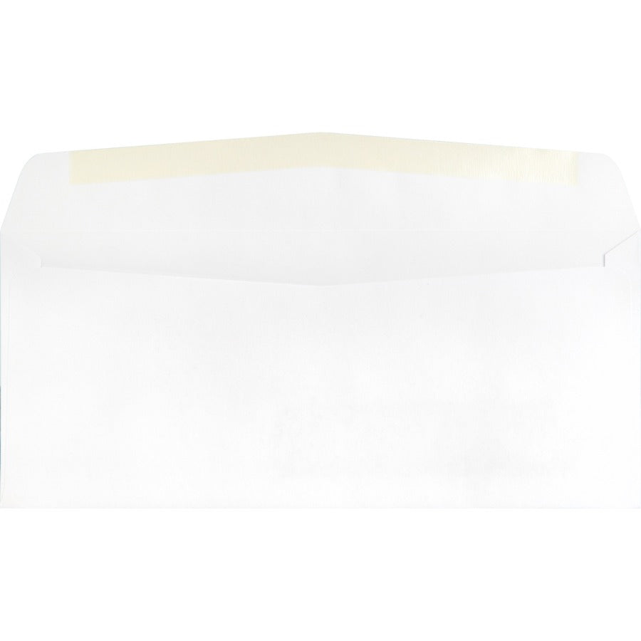 Business Source Economical No. 10 Window Envelope - Single Window - #10 - 9 1/2" Width x 4 1/8" Length - 24 lb - White -