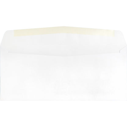 Business Source Economical No. 10 Window Envelope - Single Window - #10 - 9 1/2" Width x 4 1/8" Length - 24 lb - White -