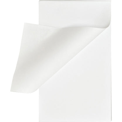 Business Source Plain Memo Pads - 100 Sheets - Plain - Glued - Unruled Front Ruling - 15 lb Basis Weight - 3" x 5" Sheet