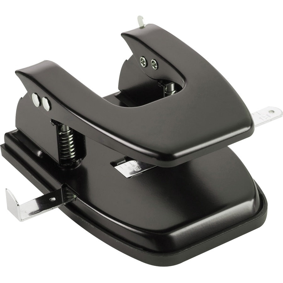 Business Source Heavy-duty 2-Hole Punch - 2 Punch Head(s) - 30 Sheet of 20lb Paper - 9/32" Punch Size - Round Shape - St