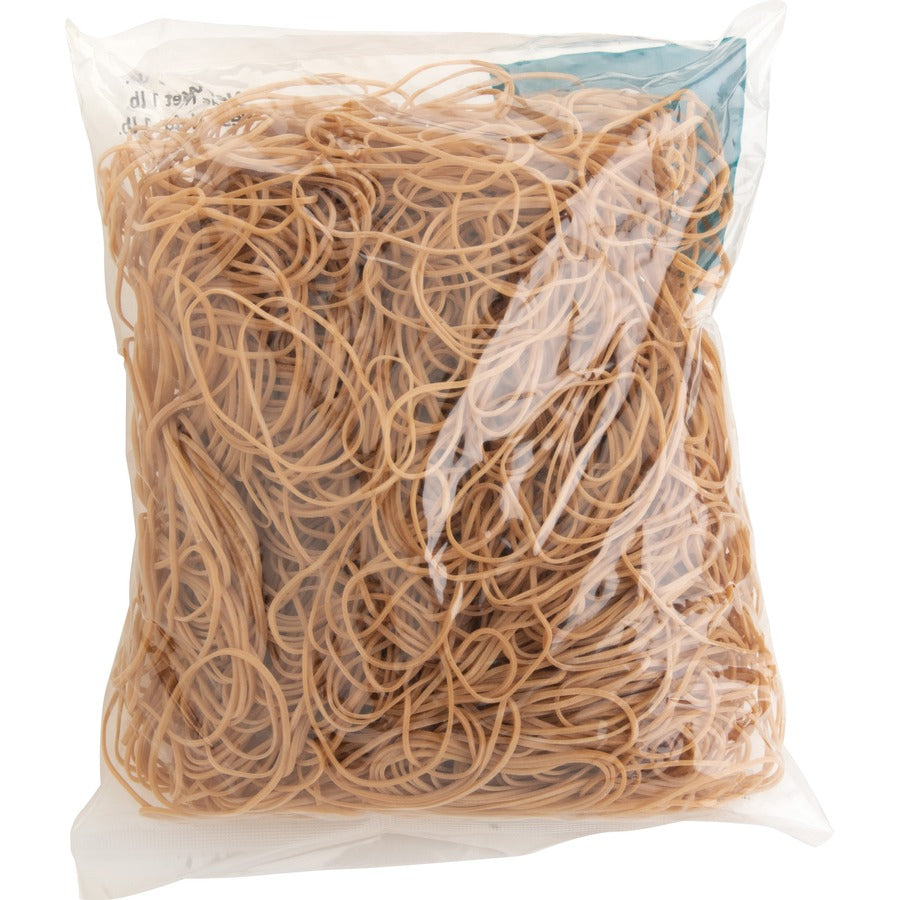 Business Source Quality Rubber Bands - Size: #18 - 3" Length x 0.1" Width - Sustainable - Rubber - Crepe - 1480 / Pack