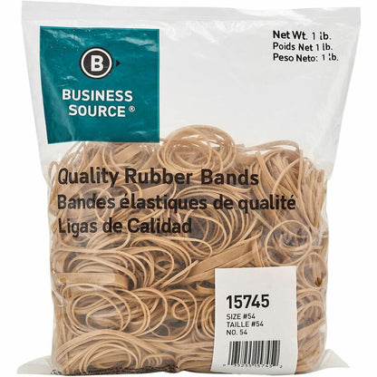 Business Source Quality Rubber Bands - Size: Assorted - Sustainable - Rubber - Crepe - 1 Pack