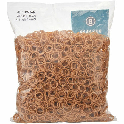 Business Source Quality Rubber Bands - Size: #8 - 0.9" Length x 0.1" Width - Sustainable - Rubber - Crepe - 5200 / Pack