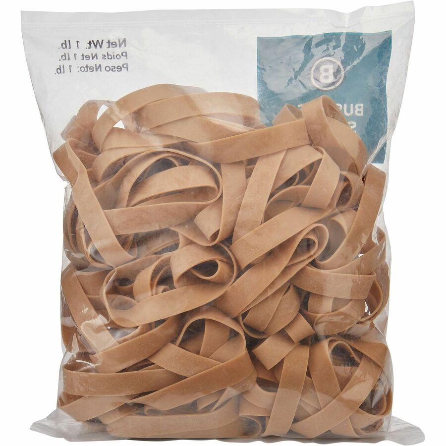 Business Source Quality Rubber Bands - Size: #84 - 3.5" Length x 0.5" Width - Sustainable - Rubber - Crepe - 150 / Pack