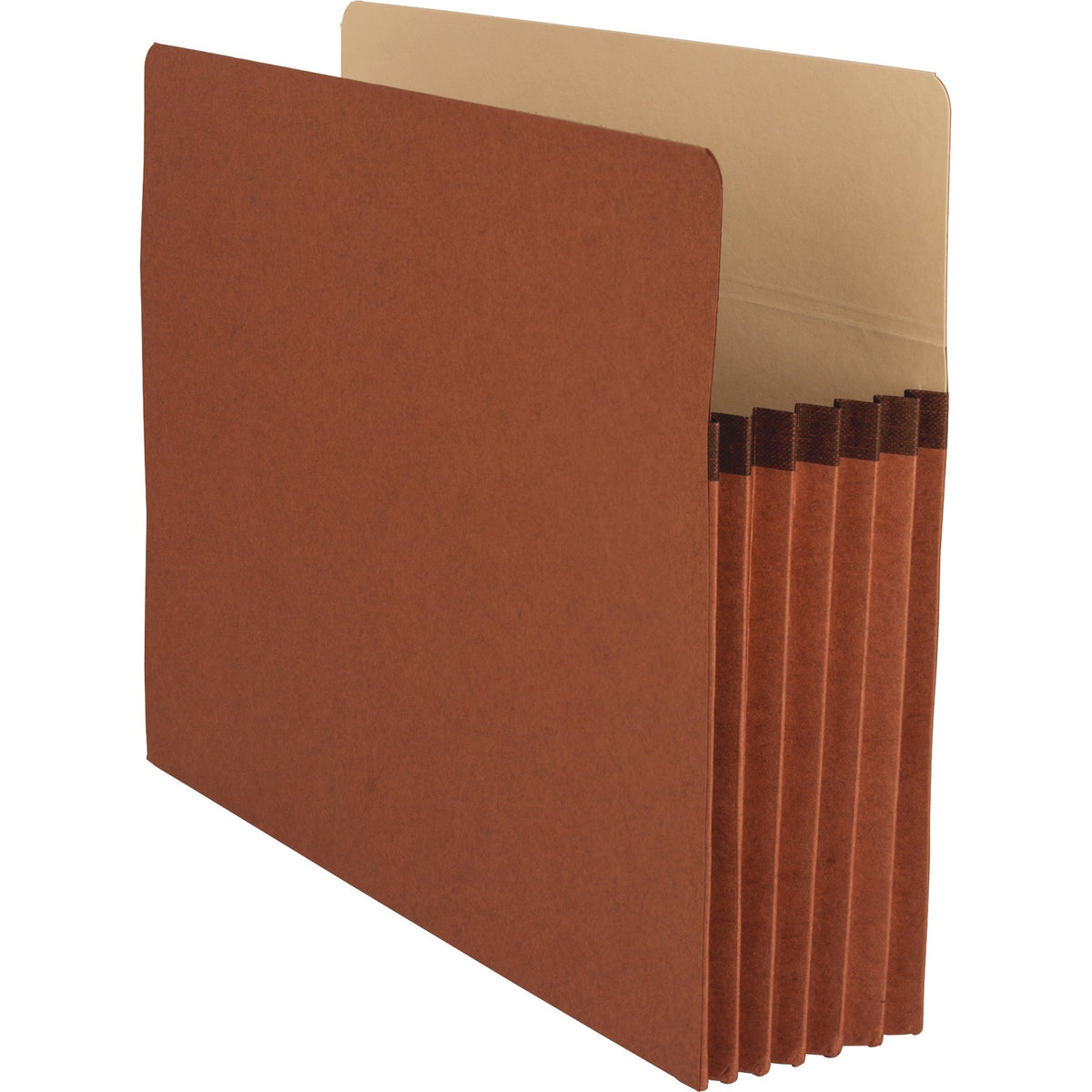 Business Source Straight Tab Cut Letter Recycled File Pocket - 8 1/2" x 11" - 1200 Sheets Capacity - 5 1/4" Expansion - 