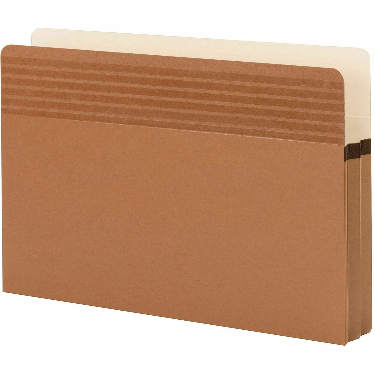 Smead Easy Grip Straight Tab Cut Legal Recycled File Pocket - 8 1/2" x 14" - 1 3/4" Expansion - Redrope - 25 / Box