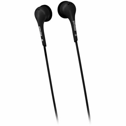 Maxell EB-125 Stereo Ear Buds - Stereo - Mini-phone (3.5mm) - Wired - 32 Ohm - 20 Hz to 23 kHz - Nickel Plated Connector