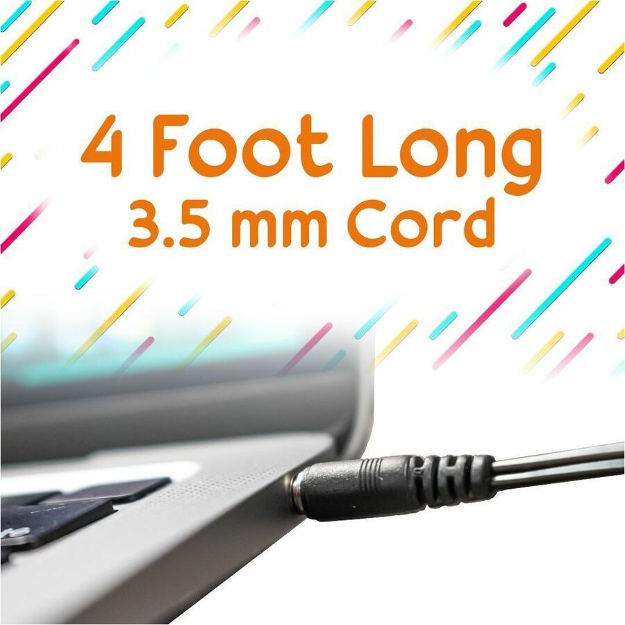Maxell Lightweight Stereo Headphones - Stereo - Mini-phone (3.5mm) - Wired - 32 Ohm - 20 Hz to 20 kHz - Nickel Plated Co